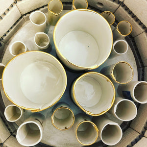 Bridget Hemmings Ceramics - opening the kiln