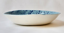 Porcelain Pasta Bowl with Splatter