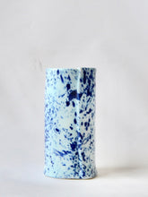 Porcelain  Bud Vase with Splatter Detail