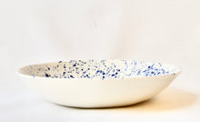 Porcealin breakfast bowl with splatter detail - white