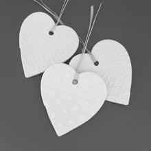 Porcelain Heart 8cm / 3.25 inches wide