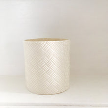 Textured Clay Porcelain Pot